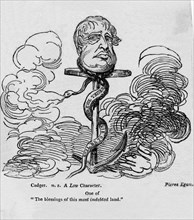 Satirical cartoon of the Prince Regent, c1820.