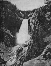 Yellowstone Falls, Wyoming', c1897.