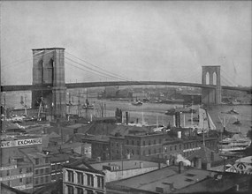 Brooklyn Bridge, New York', c1897.