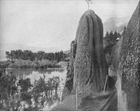 Pillars of Hercules, Columbia River', c1897.