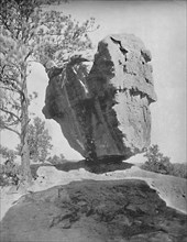 Balanced Rock, Garden of the Gods, Col.', c1897.