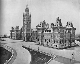 Parliament Buildings, Ottawa, Canada', c1897.