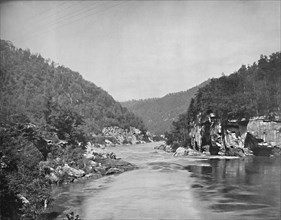 Dragon Gorge, New River, West Virginia', c1897.