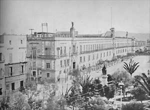 National Palace, City of Mexico', c1897.