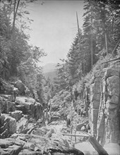 The Flume, Franconia (White) Mountains, N.H.', c1897.