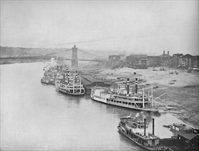 River Front, Cincinnati, Ohio', c1897.