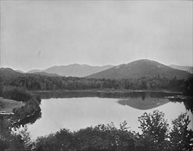 Mirror Lake, Adirondacks, New York', c1897.