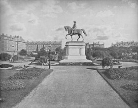 Washington Statue, Public Garden, Boston', c1897.