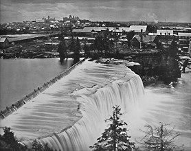 Ottawa, Canada, from Rideau Falls', c1897.