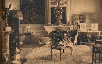 Louis XVI Room at the Cuban Embassy in Brussels, Belgium, 1927.