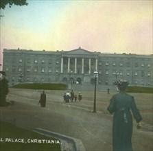 The Royal Palace, Christiania, (Oslo), Norway, late 19th-early 20th century.