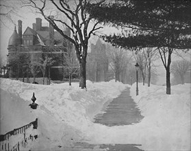 Summit Avenue in Winter, St. Paul, Minnesota', c1897.