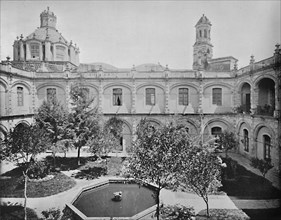 The Old San Hipolito Convent, City of Mexico', c1897.
