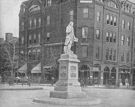Franklin Statue, Washington, D.C.', c1897.