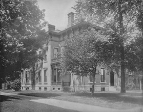 Residence of Ex-President Harrison, Indianapolis, Indiana', c1897.