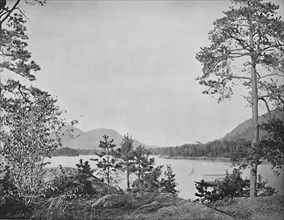 Shelving Rock Mountain, Lake George, New York', c1897.