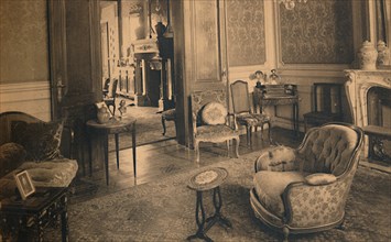 The Minister's office at the Cuban Embassy in Brussels, Belgium, 1927.