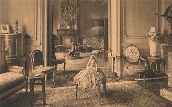 Louis XVI Room at the Cuban Embassy in Brussels, Belgium, 1927.