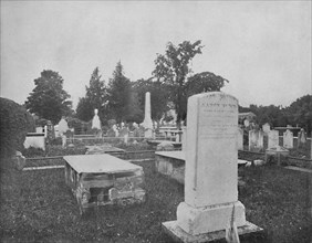 Graves of Jonathan Edwards and Aaron Burr, Princeton, New Jersey', c1897.