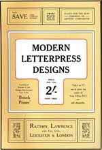 Modern Letterpress Designs - Prize Design', 1909.