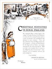 Christmas Festivities in Rural England', 1909.