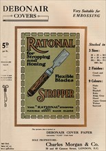 Debonair Covers - Ratonal Stropper Razor Blades, 1909.