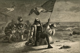 The Landing of Columbus', (1877).