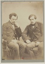 Les frères Goncourt (The Goncourt brothers), ca 1855.