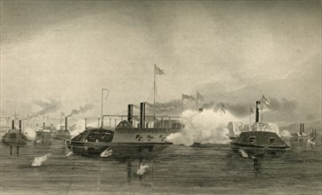 Action of the Gunboats at Memphis', (1878).