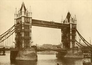 The Tower Bridge, London', c1930.