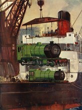 Shipping Locomotives ', c1930.