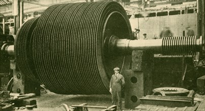 The Turbine Blading Without Casing', c1930.