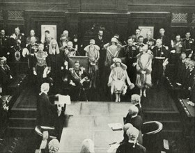 Canberra, Australia. Their Majesties Opening the First Federal Parliament, May 9th, 1927', 1937.