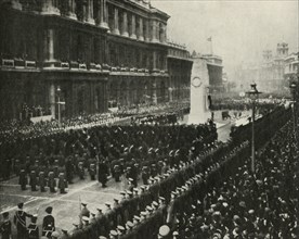 King George VI Attending Armistice Day Ceremony at the Cenotaph, Whitehall, Nov 11th, 1936', 1937.