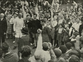 His Majesty at His Boys' Camp at Southwold', 1937.