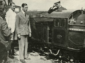 His Majesty Inspecting The Miniature Railway at New Romney, Kent, 1926', 1937.