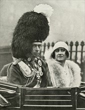 His Majesty in Highland Dress Arriving at St. Giles's Cathedral, Edinburgh, 1929', 1937.