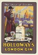 The spirit of London - Holloway's London Gin', c1930s.