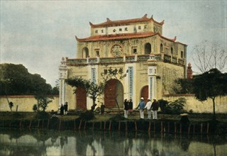Hanoi. Pagode Du Kinh Luoc', (Hanoi. Kinh Luoc Pagoda), 1900.