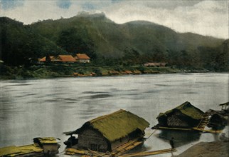 Poste De Trai-Hut', (Stilt House), 1900.