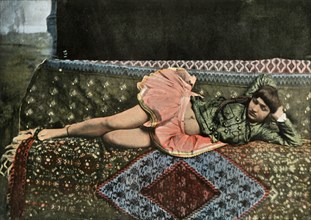 Persane Dans Le Harem', (Persian in the Harem), 1900.