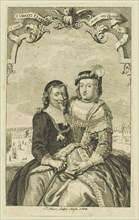 Double portrait of Corfitz Ulfeldt and his wife Leonora Christina, 1754.