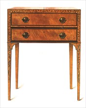 Painted Satin-Wood Dressing-Table,1908.