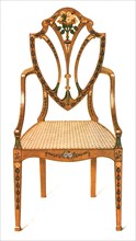 Painted Satin-wood Chair, 1908.