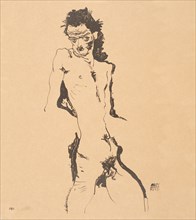 Male Nude (Self-Portrait), 1912.