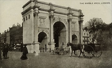 The Marble Arch, London', late 19th-early 20th century.