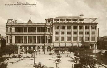 Santiago de Cuba - San Carlos Society and Casa Granda Hotel', c1920s.