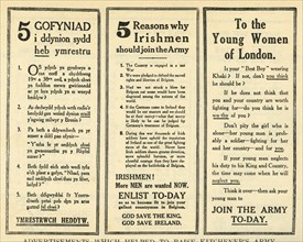 Advertisements Which Helped To Raise Kitchener's Army', 1914-1918, (1919).