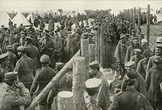 German Prisoners Entering the Cages', (1919).
