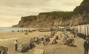 Appley Beach and Cliffs, Shanklin, I.W.', 1933.